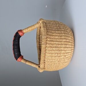 Small Natural Woven Storage Basket